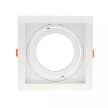 Imagem de Spot Embutir Quadrado Bella Conecta PAR 30 1xE27 Branco - BELLA ILUMIN