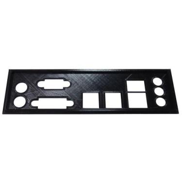 Imagem de Espelho Acabamento Tampa Chapinha Placa Mãe Gigabyte B75M-D2V - OVER C