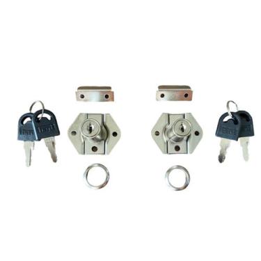 Imagem de Fechadura 22mm Para Gaveta Armários Móveis Com Chave 4 Und - HARDT