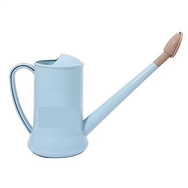 Imagem de Regador Regador de plástico 2 litros, ferramenta chuveiro para flores, destacável, boca longa, chaleira, jardim, irrigação, garrafa spray(Blue)