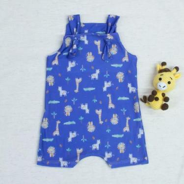 Imagem de Jardineira Bebê em Malha Cotton Suave com Regulagem na Alça Prática e 