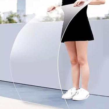 Imagem de Folhas De Policarbonato Transparente Plástico Acrílico Protegido Contra Uv Para Cobertura De Estufa Estádios De Garagem Abrigos De ônibus Painéis De Substituição De Telhados, 1x6m