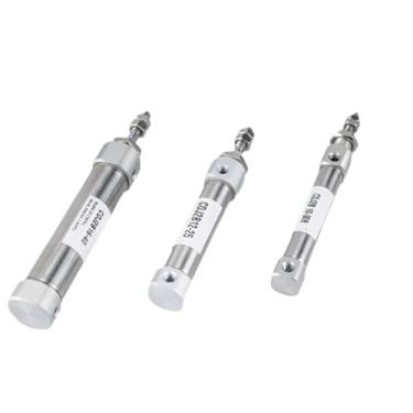 Imagem de Cilindro de ar pneumático de dupla ação mini pequeno tipo CDJ2B haste única 10 mm 12 mm 16 mm furo 20 mm 25 mm 30 mm 200 mm Curso CDJ2B12 1 peça (curso 90 mm, CDJ2B12)