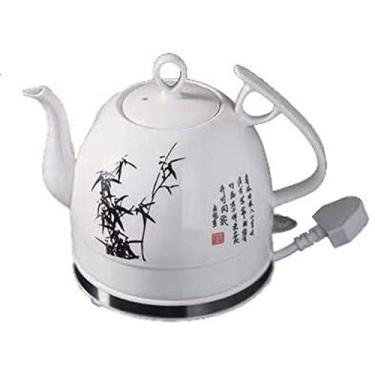 Imagem de Chaleiras, chaleira elétrica de 1L, desligamento automático sem fio, temperatura constante inteligente, chá de infusão rápida, sopa de café, escritório, casa, esperançoso