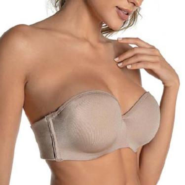 Imagem de Sutiã Bustie Vertigem DeMillus 067858, Bege rosado, 46