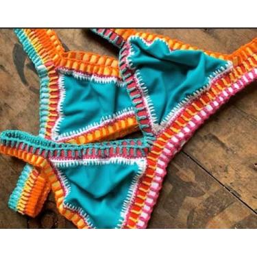 Imagem de Biquíni de crochê dupra face - Tania