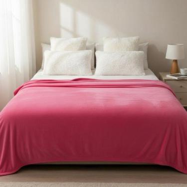 Imagem de Cobertor Manta Casal Microfibra Mantinha Soft - Carinha de Anjo Enxova