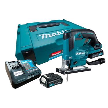 Imagem de Serra Tico Tico Sem Fio 12V Com 2 Baterias Carregador Maleta Acessórios JV103DSAJ Makita