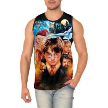Imagem de Camiseta Regata Harry Potter Ref:216 - smoke, Preto, XG