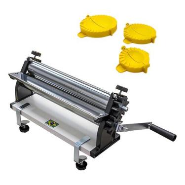 Imagem de Cilindro Manual Super Doro 35 Cm + Kit Fechador De Pastel - Malta