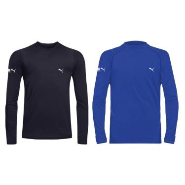 Imagem de Kit 2 Camisas Térmicas Puma UV50+ Manga Longa Juvenil
