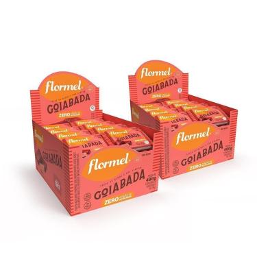 Imagem de Kit Goiabada Flormel Zero Açúcar 2 Caixas Com 24 Unidades-Unissex