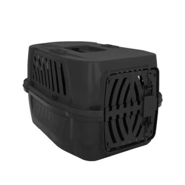 Imagem de Caixa de transporte Espaçosa, Pet Cães Para Viagens de Carro e Avião(Preto)