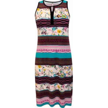 Imagem de Vestido Pau a Pique estampado Preto, Preto, XL