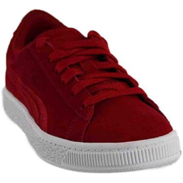 Imagem de PUMA Unisex Suede Classic Badge Kids Sneaker, Barbados Cherry-Barbed, 13 M US Little