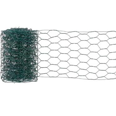 Imagem de SOFPLATE Rede de arame de flor de 9,5 x 395 cm rede de arame de flores ferro verde escuro arco floral planta decoração de fios Arranjos de cerca protetor para fazer bricolage vaso floral jardim