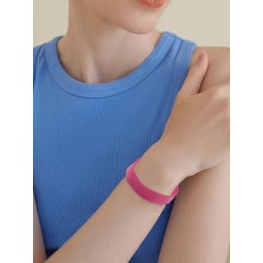 Imagem de 1 pulseira de couro ajustável, estilo punk/gótico rock para homens e mulheres, 8-5/8 x 5/20.3 cm (21,8 x 1,6 cm), Medium, Couro, Sem Pedra Preciosa