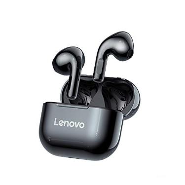 Imagem de lifcasual Fone de ouvido LP40 True Wireless BT Earbuds Fone de ouvido esportivo semi-in-ear com bobina móvel de 13 mm Long Endurance Time Preto