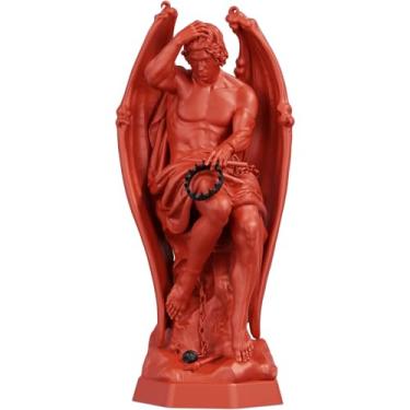 Imagem de Estátua Lúcifer Estrela Da Manhã Portador Da Luz (Cor Sanguis Obscurus)