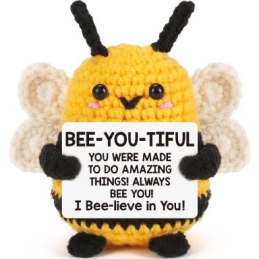 Imagem de Presentes de abelha de páscoa de crochê emocional LEJIAJINW para mulhe