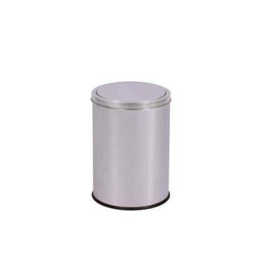 Imagem de Lixeira Inox Basculante 12 Litros - MOR