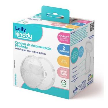 Imagem de Conchas de Amamentação Pós-Parto, base macia com 2 unidades Lolly Kind