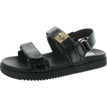 Imagem de Steve Madden Sandália Mona para Senhora, Croc preto, 7