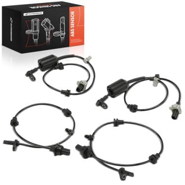 Imagem de A-Premium Sensor de velocidade da roda ABS dianteiro e traseiro 4 peças compatível com modelos Honda - Adequado para 2015-2020