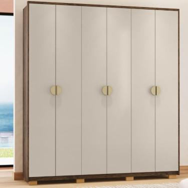 Imagem de Kit Guarda Roupa E Cômoda Sapatelira Bali Nature Alasca