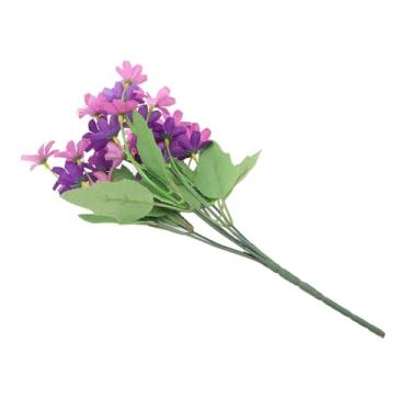 Imagem de SPYMINNPOO Flores Artificiais, buquê de Flores Falsas Vibrantes Românticas para Decoração de Cerca de Jardim, Arranjo Floral Simulado de Seda para Decoração de Festa de Casamento Em Casa (Crisântemo