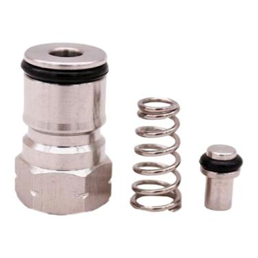 Imagem de ＫＬＫＣＭＳ Conector de barril Ball Lock com vedação tipo poppet, acessórios para adaptador de barril, peça de reposição robusta em aço inoxidável para cerveja, in 9 16
