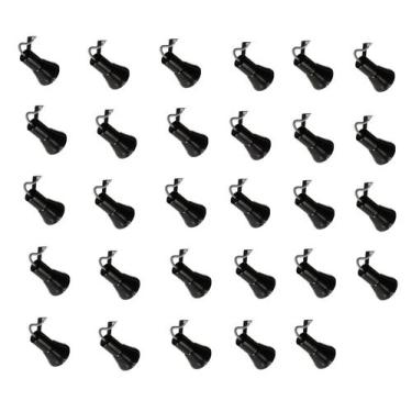 Imagem de Kit 29 Spot Trilho Perfilado Eletro calha Par20 Bulbo OL3 - Hiperlight