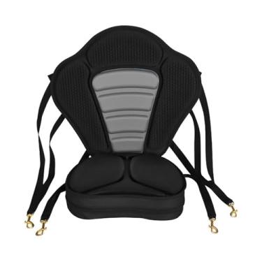 Imagem de menolana Assento de caiaque com apoio para as costas, assento premium para prancha de remo, fácil de instalar, encosto para canoa, assentos para barcos a remo, Sem Bolsa