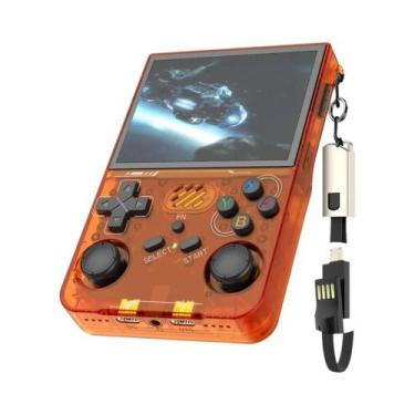 Imagem de Console De Jogo Retro Portátil Para Crianças R36S Com Tela IPS De 3,5 
