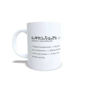 Imagem de Caneca de Cerâmica 325 ml Dicionário do Coração, Reflexão, Branca, com Frase Inspiracional (13535)