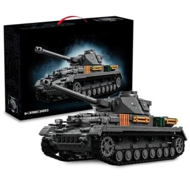 Imagem de Conjunto de Blocos de Montar de Tanque - Modelo Estático de Tanque, um Ótimo Presente para Adultos e Adolescentes (1419pcs)