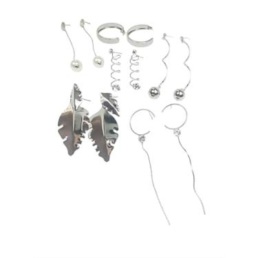 Imagem de Brincos de Festa Niquel Kit 6 Pares Modelos Variados