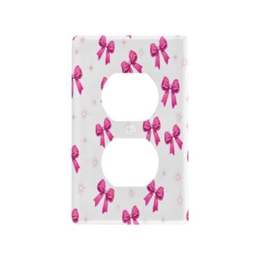 Imagem de Wassud Fita de arco para interruptor de luz placa decorativa para tomada de parede para tomadas elétricas duplex 4,53 x 2,76 polegadas