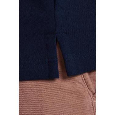 Imagem de Camisa Polo Piquet Slim Fit - Azul Marinho - HIGHSTIL, Azul marinho, M