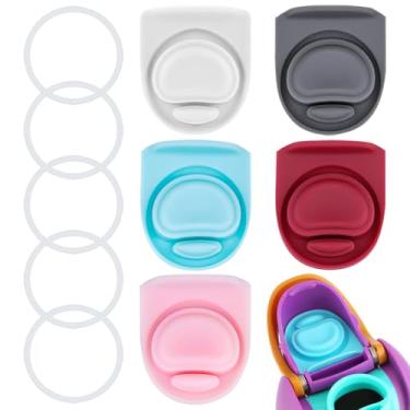 Imagem de ZUGHXMS Rolha de substituição e anel de vedação O compatível com Owala FreeSip 680 g, tampa de anéis de vedação superior de garrafa para Owala 16/19/24/32/1,134 g tampa de boca acessórios de peças de