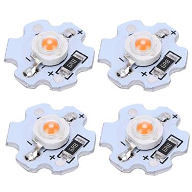 Imagem de GLOGLOW 25pcs Chips de LED 5V, Contas de Lâmpada de Base de Alumínio de Alta Potência 1W 200LM Com Baixa Deterioração de Luz, para Lanternas de Iluminação DIY Faróis de Holofotes (Rosa)