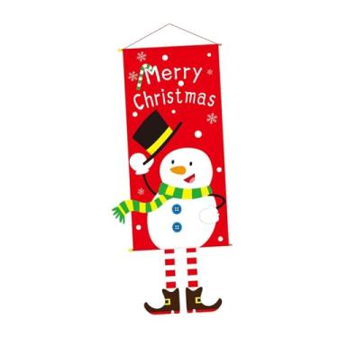 Imagem de Fiocias Faixa de Natal para, Enfeite, Criativo, Painel de Fundo, Placa Decorativa para Pendurar, Decoração de Natal para Festa de Natal, Decoração de, Boneco de neve, Tamanho real