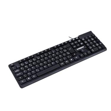 Imagem de Teclado com teclas flutuantes TE2001 Com fio USB Preto
