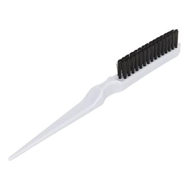 Imagem de Cuofyunl escova de cabelo para homens e mulheres, escova de nylon para salão de beleza, cauda de rato, ferramenta de estilo para pentear as costas (Roxo claro)