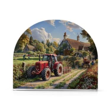 Imagem de Joy of Farming Dispensador de guardanapo, suporte de guardanapo de acrílico suporte de guardanapo de papel para cozinha restaurante piquenique