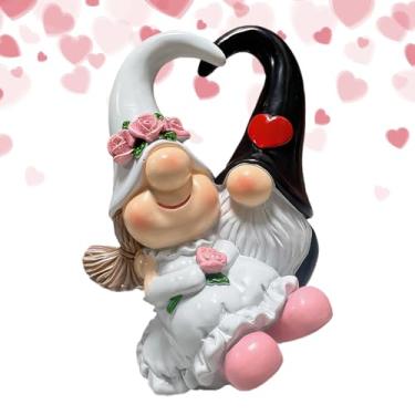 Imagem de Estatueta De Gnomos Em Miniatura | Colecionável Decorativo,Decoração Temática Para O Dos Namorados | Para Embelezar Ambientes Interiores: Sala De Estar, Quarto,