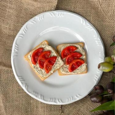 Imagem de Jogo 12 Pratos Rasos Pomerode Brancos 25,6 cm Porcelana Schmidt