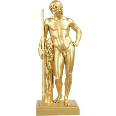 Imagem de Estátua Adonis - Ideal de Beleza Masculino (Cor Ouro)