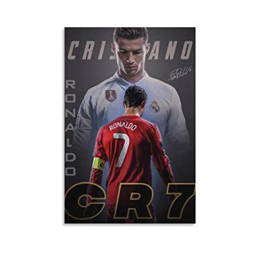 Imagem de fhzang Pôster Cristiano Ronaldo 1 pôster em tela sem moldura: 16 x 24 polegadas (40 x 60 cm)