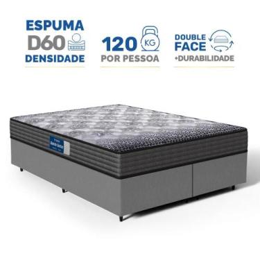 Imagem de Cama Box com Colchão de Espuma D60 Double Face Guarda Costas Comfort F